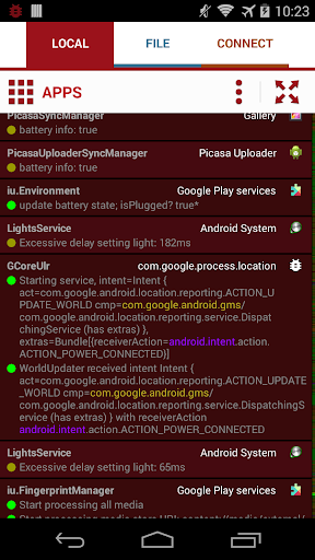 Root Required Logcat