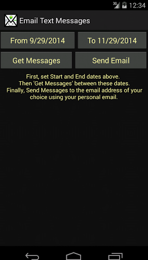 Email my Text messages Trial