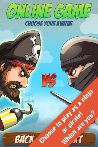 【免費解謎App】Pirates VS Ninjas: Two player-APP點子