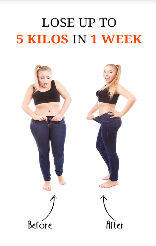 Android application Weightloss 5 kilos in 1 week screenshort