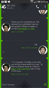 Free EvolveSMS Theme - Verge Green APK