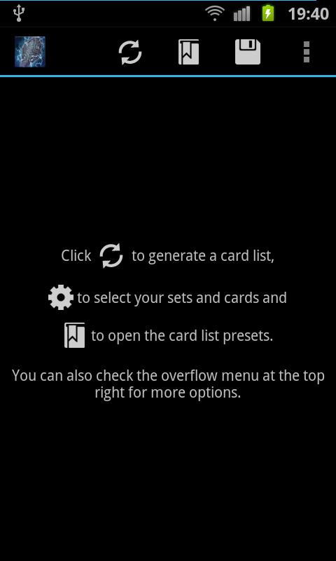 Android application Thunderstone Randomizer screenshort