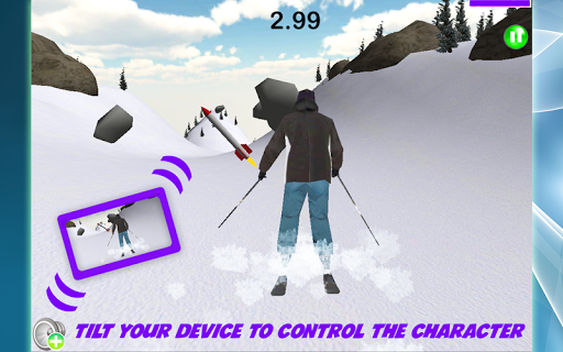 【免費體育競技App】Skiing: Blizzard In Rocks-APP點子