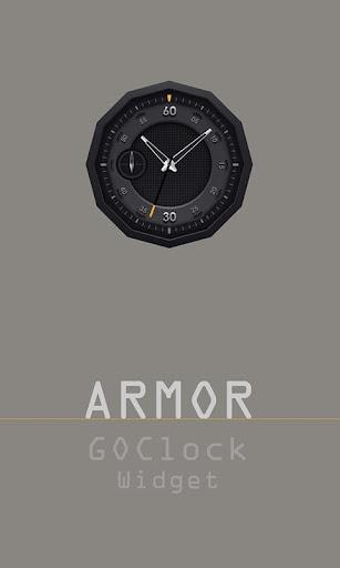 Armor - Clock widget