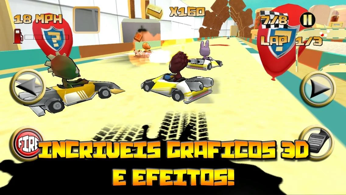 Kartoon Louco Racing - screenshot