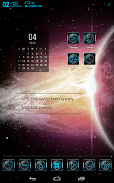 Galaxy Atom theme poster 10