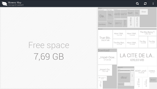 Memory Map — Disk Cleaner - screenshot thumbnail