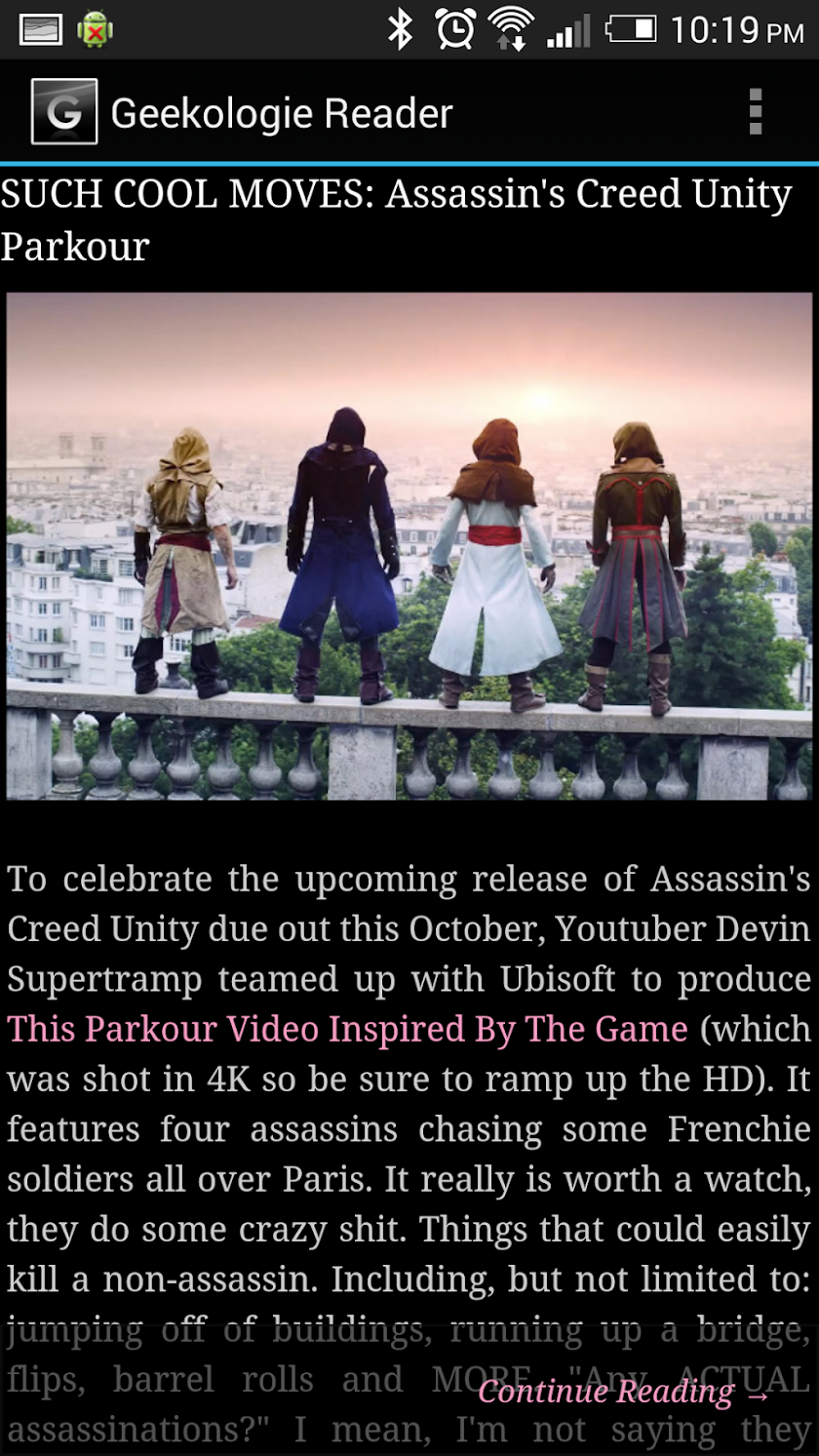 Geekologie Reader Screen 2