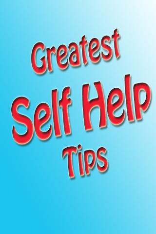 Greatest Self Help Tips