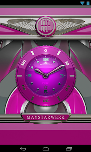Clock Widget Pink Star Premium (MOD) 4