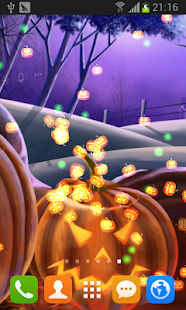 Halloween Jack-o-lanterns lwp Screenshots 3
