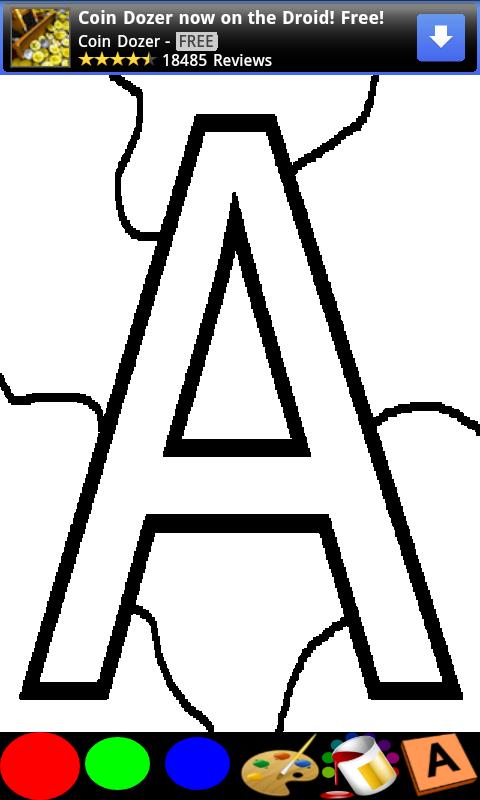 Android application Coloring for Kids - ABC screenshort