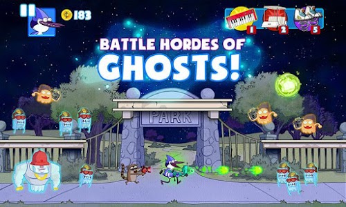 Android application Ghost Toasters - Regular Show screenshort