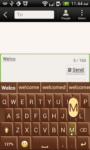 Swipe Chocolate Keyboard