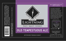 Logo of Lightning Old Tempest Ale