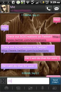 How to install GO SMS - Wild Horses lastet apk for android