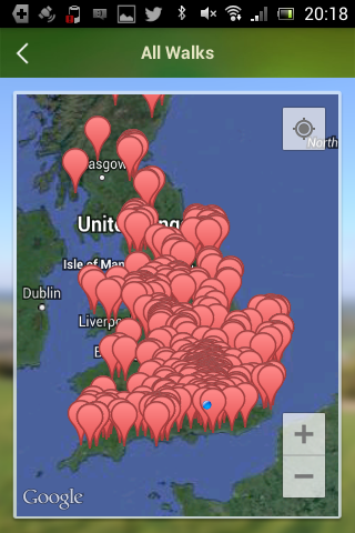 iFootpath - UK Walking Guides Screen 2