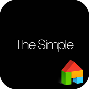 SimpleBlack LINELauncher theme.apk 4.1