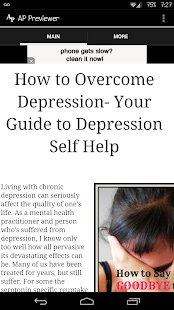 Free Download Guide to Depression Self Help APK