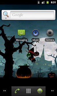Halloween World Live Wallpaper for android screenshot