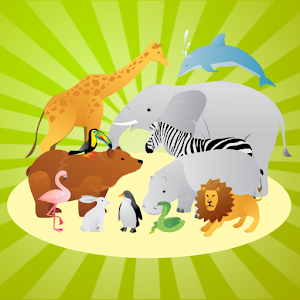 The animal world for toddlers logo