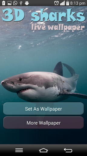 3D Sharks Live Wallpapers
