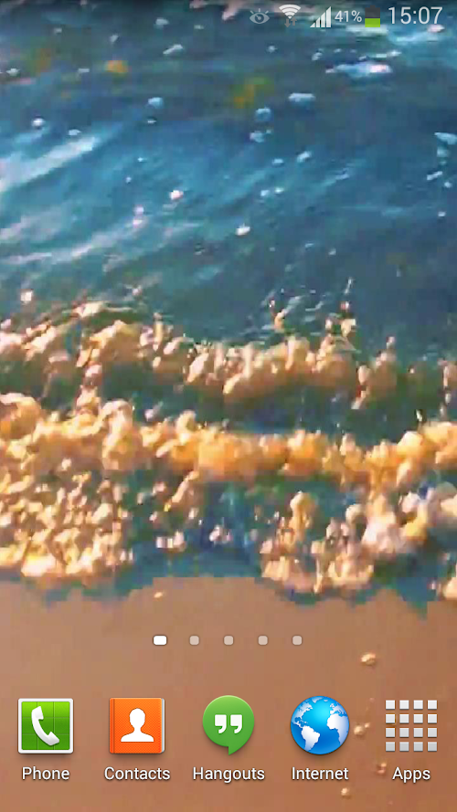 Android application Waves Live Wallpaper HD 7 screenshort