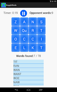 BoggleWords - find the words Screenshots 1