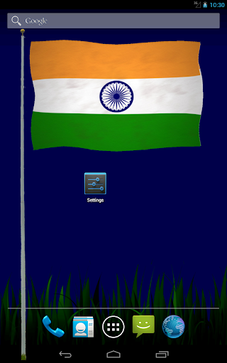 【免費個人化App】India Flag Live Wallpaper-APP點子