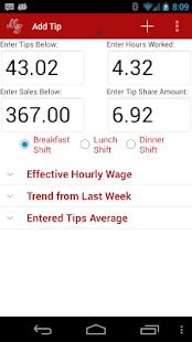 Android application MyTips Pro screenshot