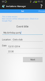 Invitations Manager-invite sms poster 1