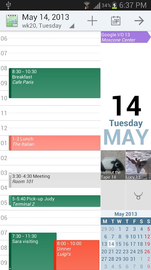 aCalendar+ Android Calendar - screenshot