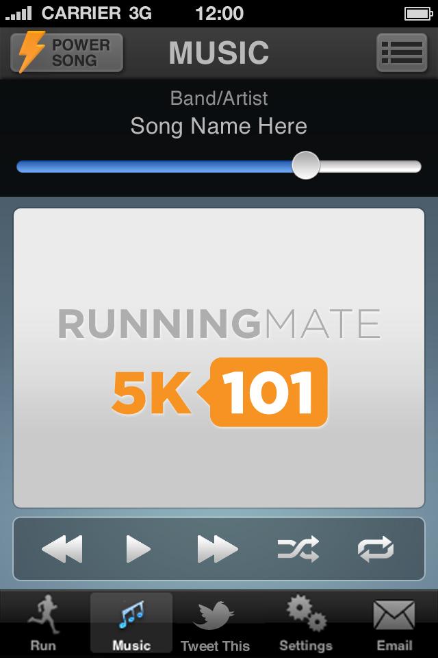 5K101 Running Mate Couch to 5K Screen 2