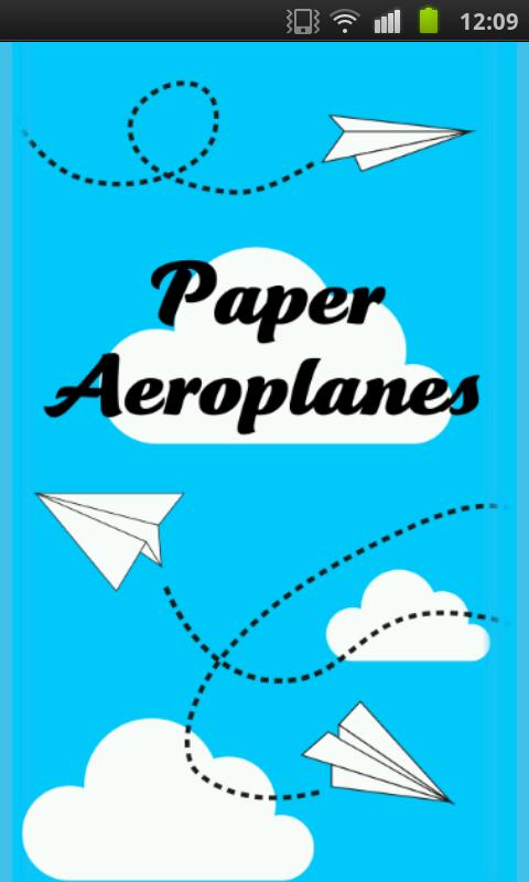 Android application Paper Airplanes screenshort