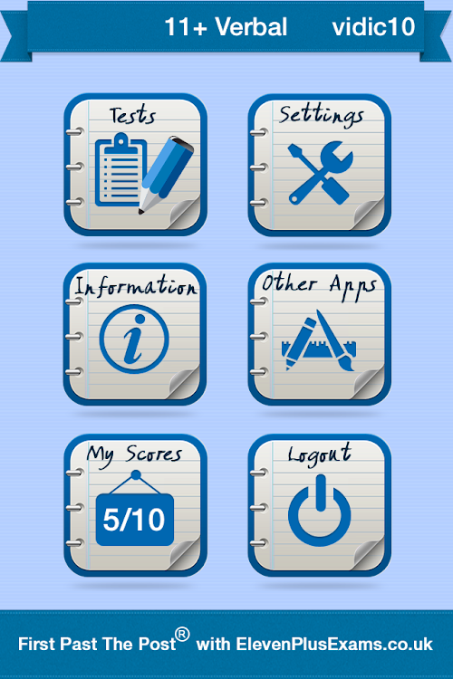 Android application 11+ Verbal Reasoning Practice screenshort