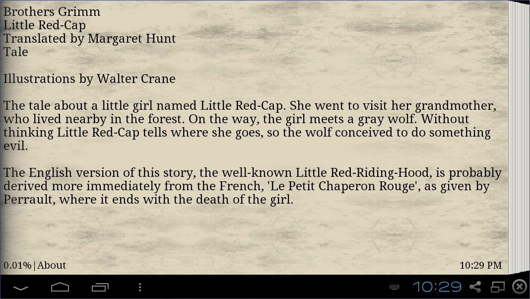 Brothers Grimm Fairy Memories Little Pinkcap