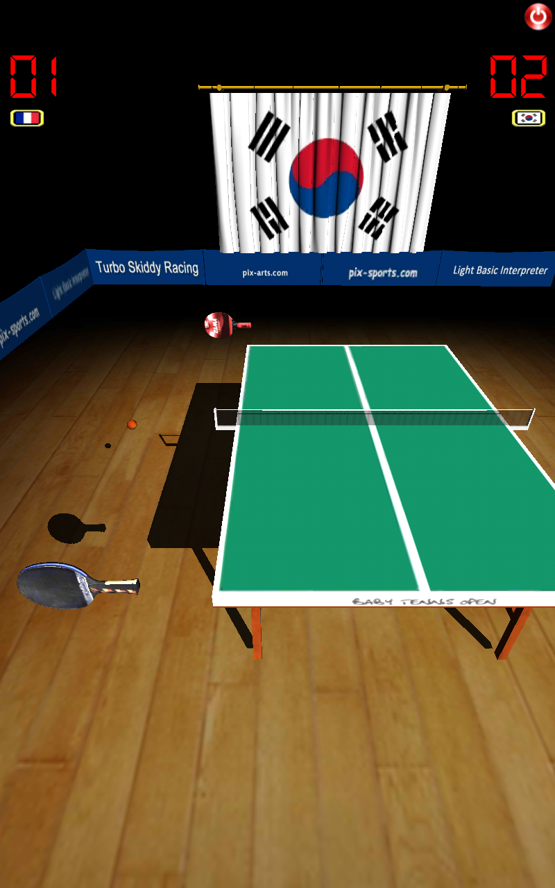 Pro Tennis On Line Ping Pong Screen 2