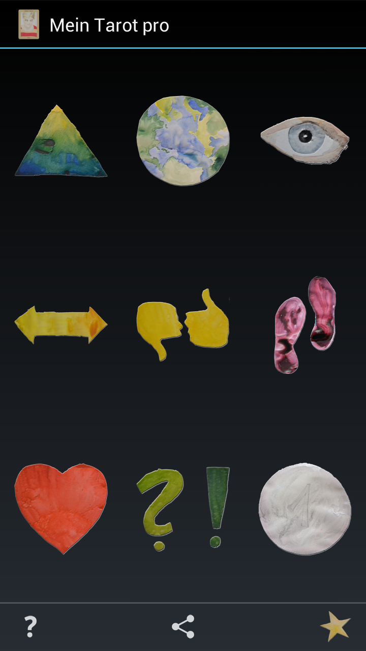Android application Mein Tarot Pro screenshort