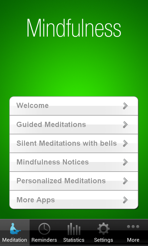 The Mindfulness App II Screen 2