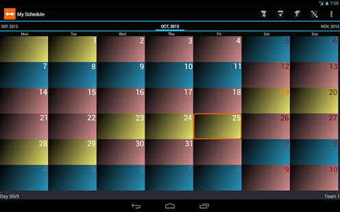 Shift Schedule + Alarm Clock