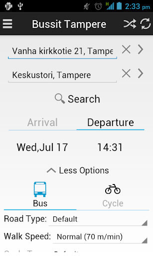 Bussit Tampere Reittiopas