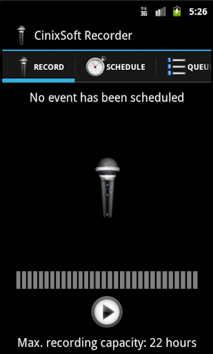 Schedule Voice Recorder