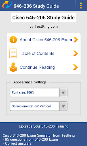 Cisco 646-206 Study Guide