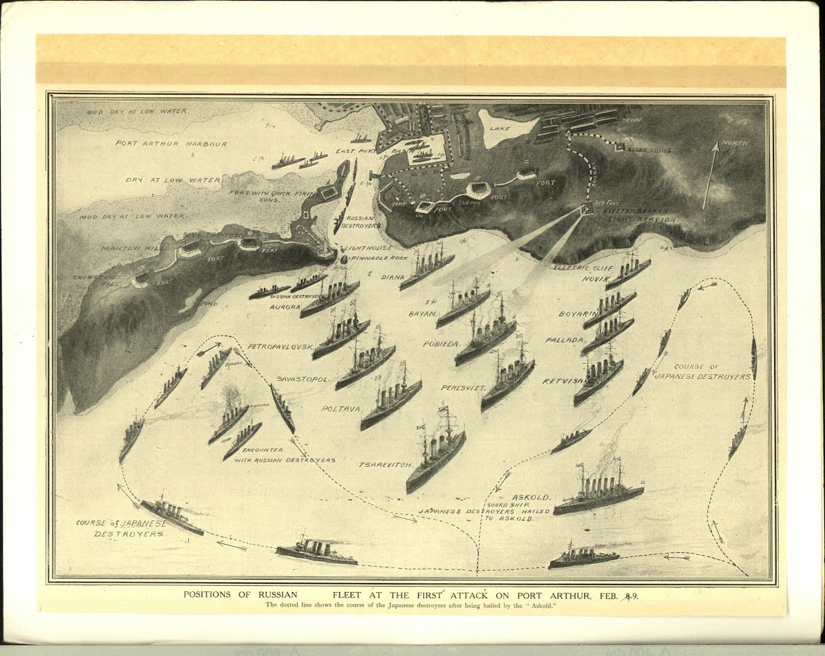 War 1904-1905 Russo - Japanese Sea