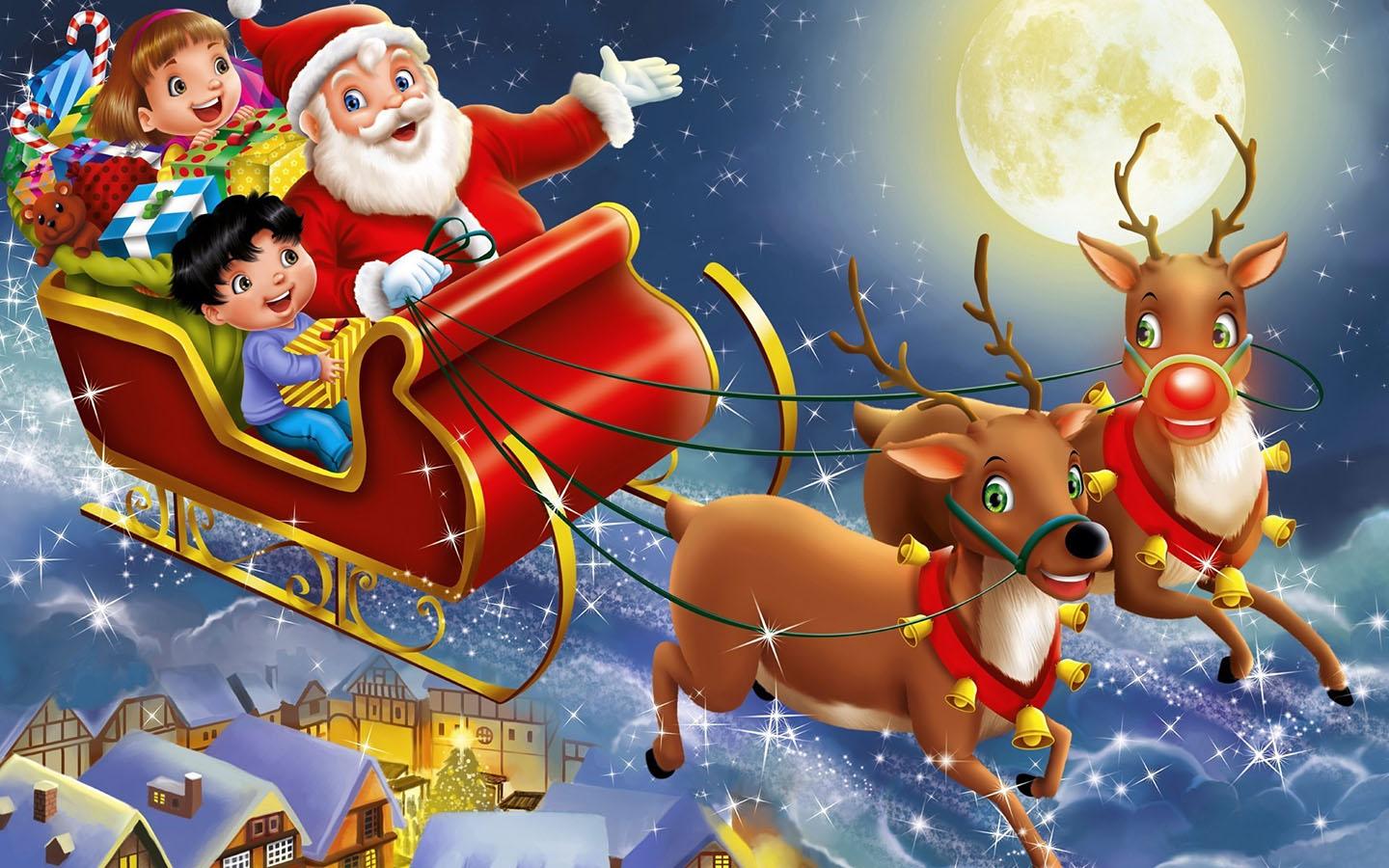 Résultat de recherche d'images pour "santa claus wallpaper"