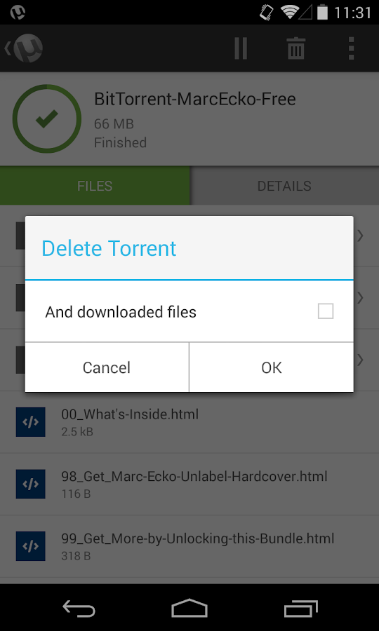 µTorrent® Pro - Torrent App - screenshot