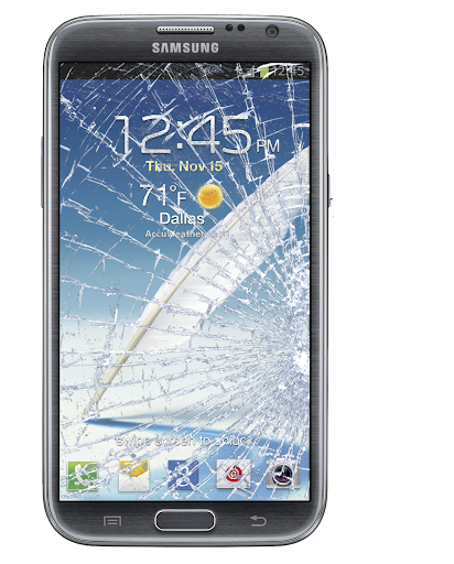 cracked screen