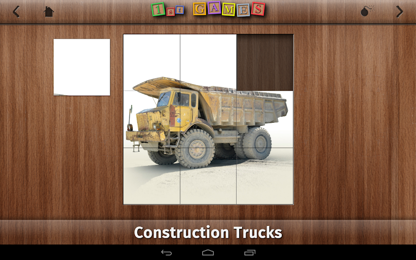 1st Games Construction Trucks Screen 2