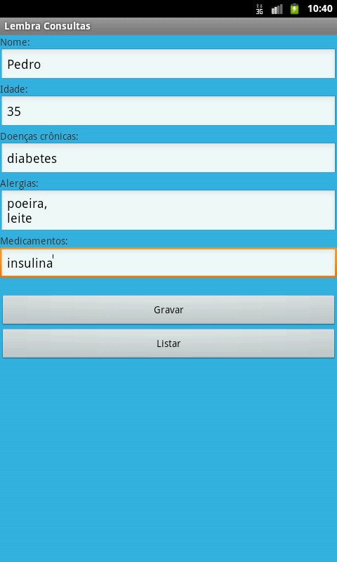 Agenda de Consultas PRO Screen 3