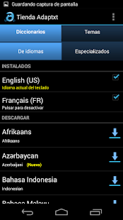 Teclado de prueba Adaptxt - screenshot thumbnail
